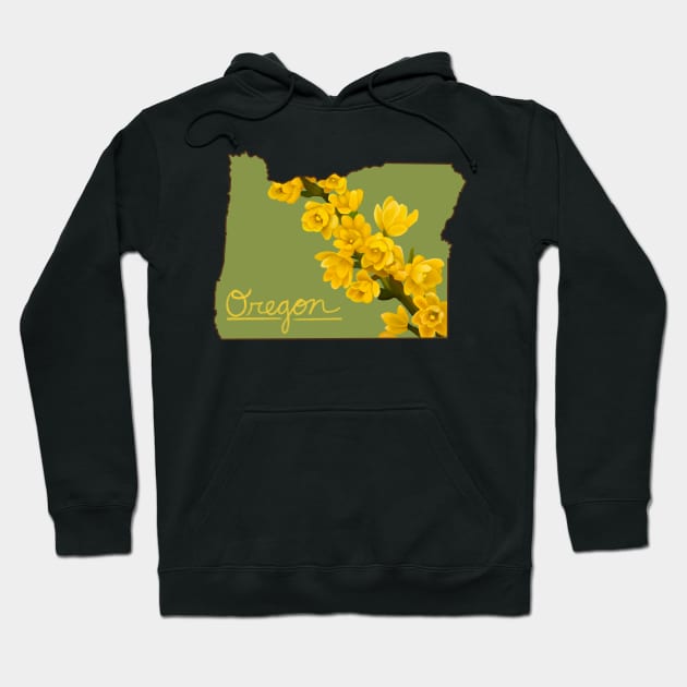 Oregon Grape State Flower Hoodie by avadoodle